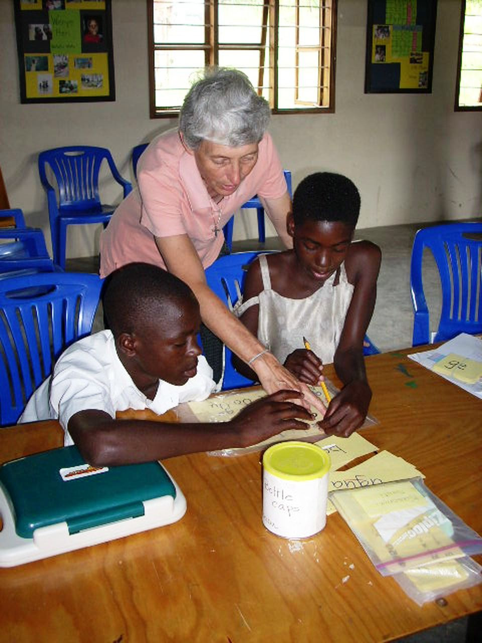 Sister Celeste Derr during her mission