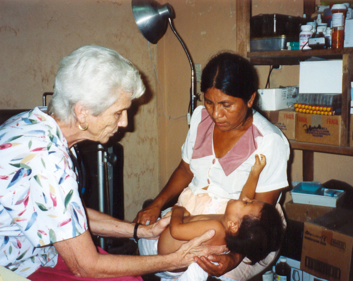 Sister Jane Buellesbach during her mission