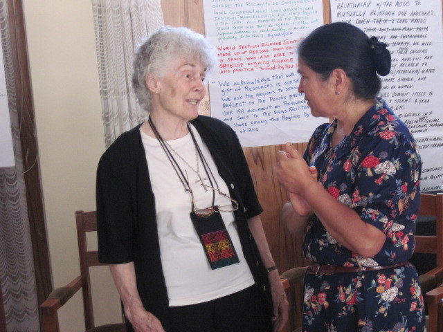 Sister Kathy Gilfeather during her mission